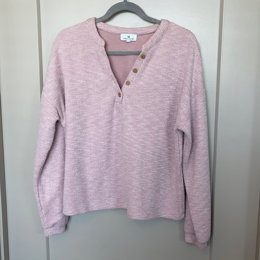 Cozy Pink Pullover